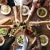 friends dining together